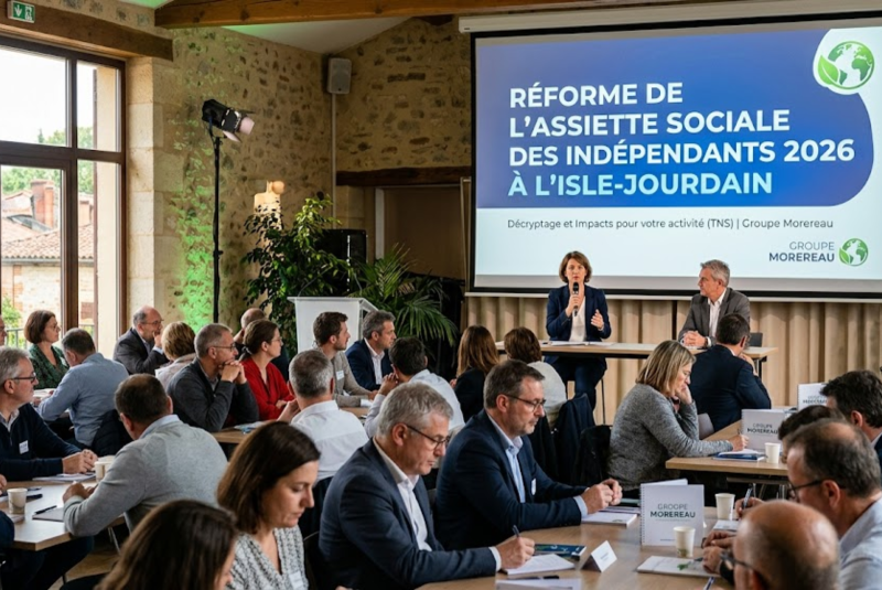 Réforme de l'assiette sociale des indépendants 2026 à L'isle Jourdain : anticipez l'impact sur vos cotisations et retraites